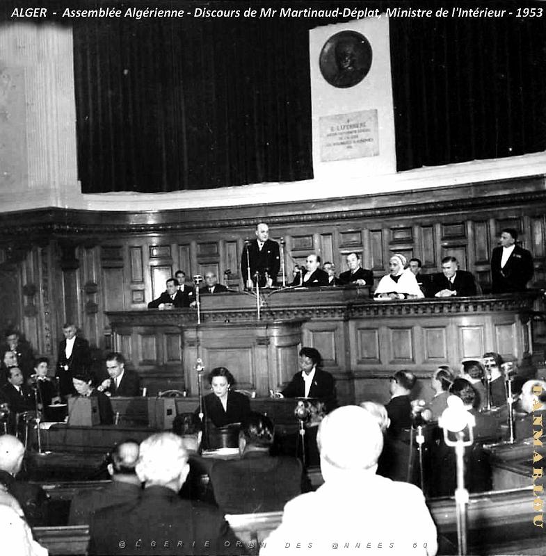 Alger- Assemblee Algerienne - Mr Martinaud-Deplat -1953.jpg